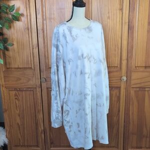 Missguided Plus Long Sleeve Tie-Dye Sweatshirt Dress 20                  C485